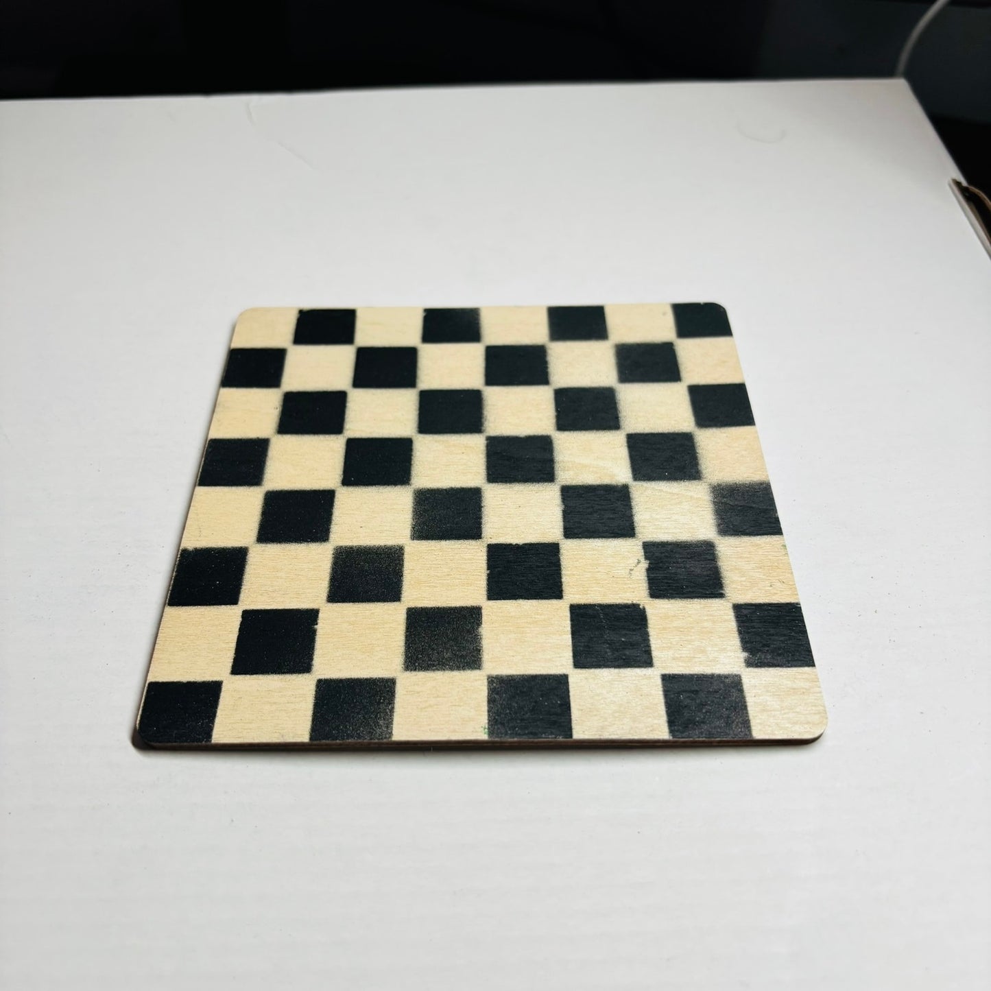 Cream Black - Mini Chess Set