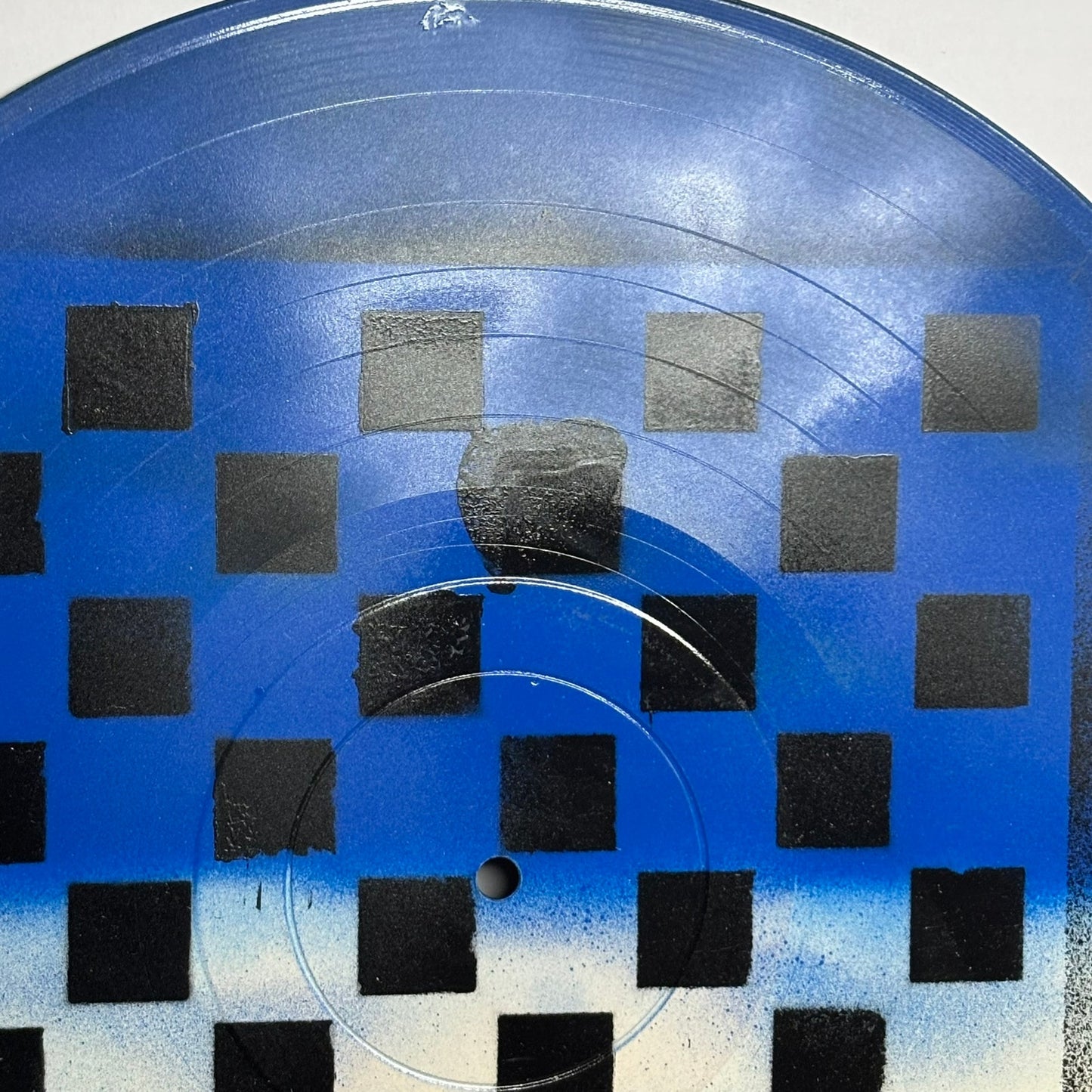 Blue Cream Half Style - Vinyl Chess Board