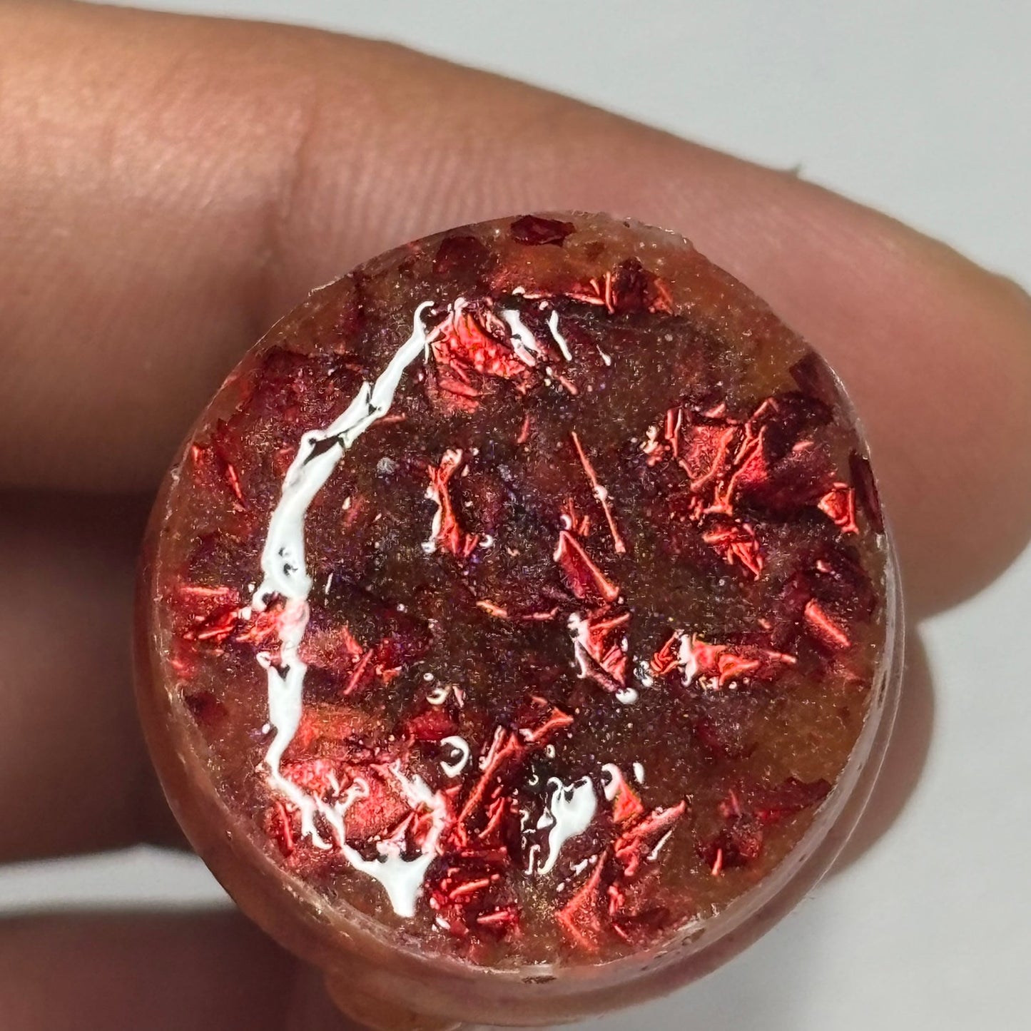 Orange Cream - Handmade Resin Keychain