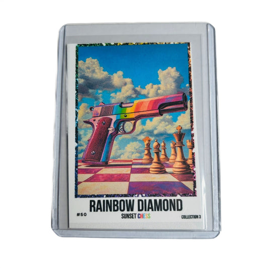 Rainbow Diamond Collection 3 Card #50 - Scrapbook Trading Card