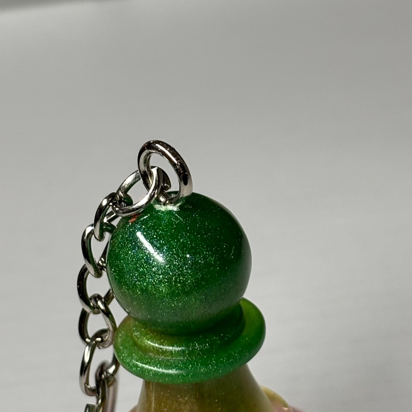 Color Mix Pawn - Handmade Resin Keychain - Large Edition