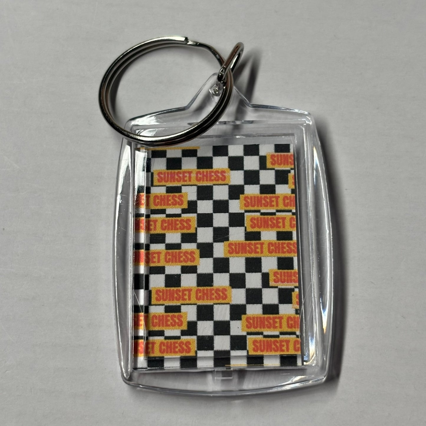 Poolside - Chess  Photo Keychain