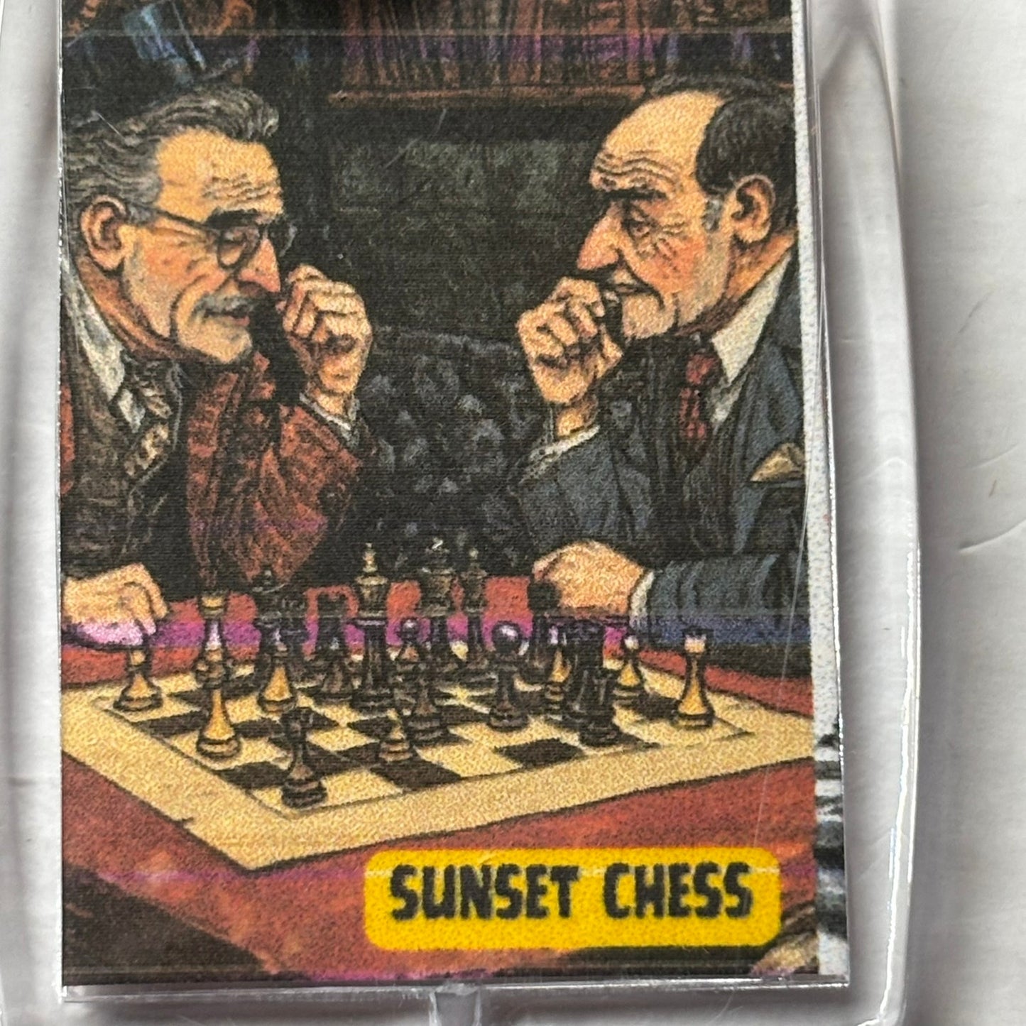 Library Match - Chess  Photo Keychain