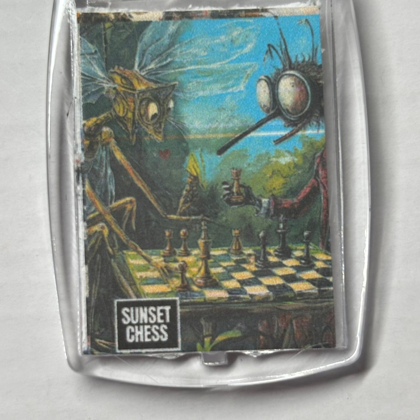 Mosquitos - Chess  Photo Keychain