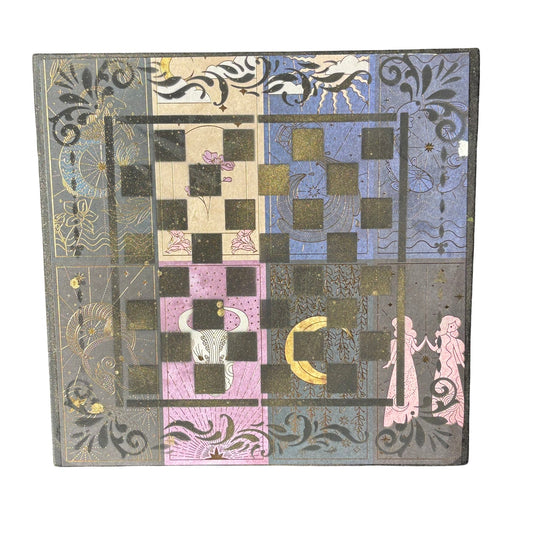 Midnight Collage - Scrapbook Chess Board