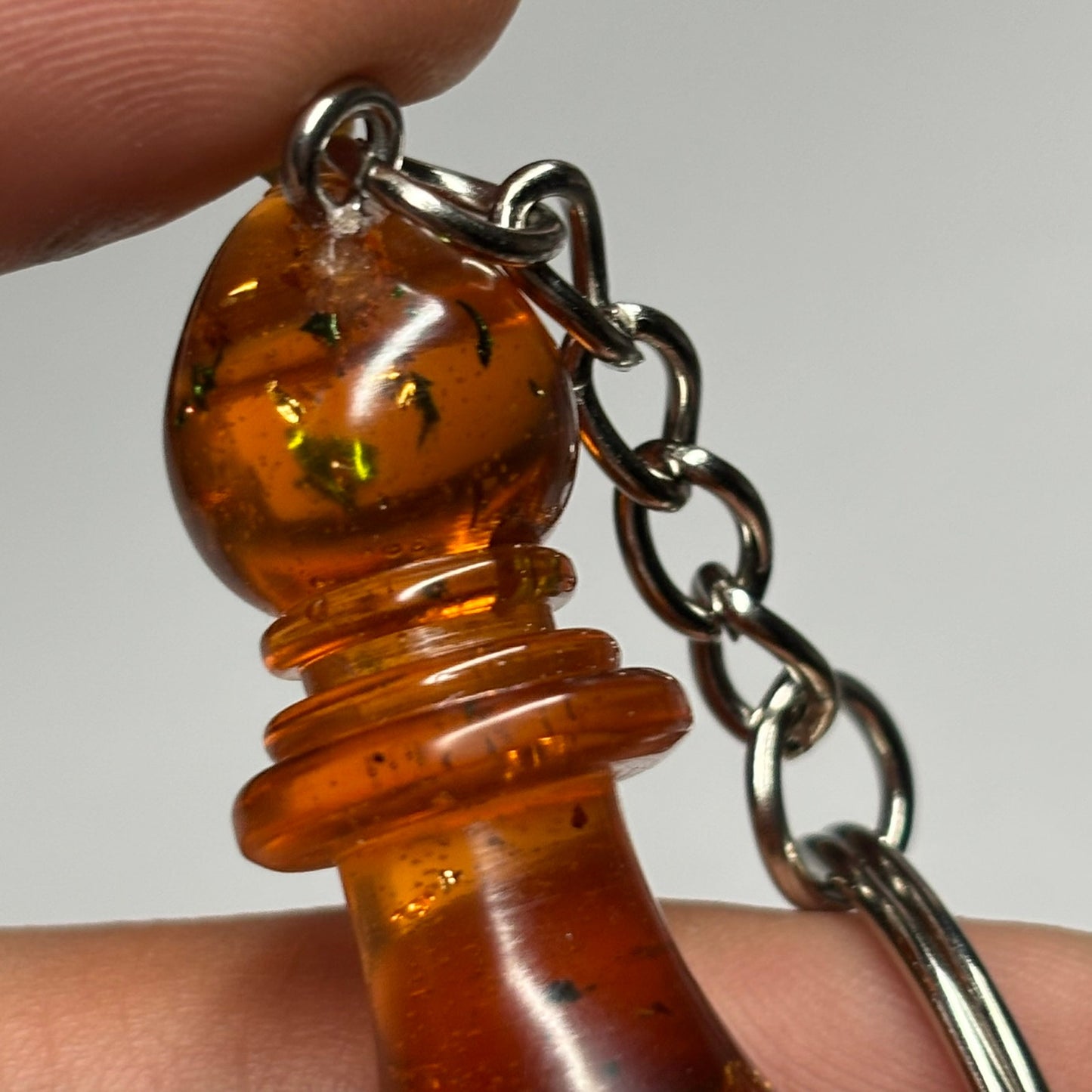 Amber Bishop - Handmade Resin Keychain