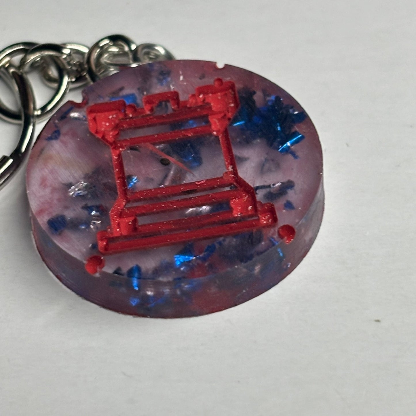 Party Rook - Handmade Resin Keychain