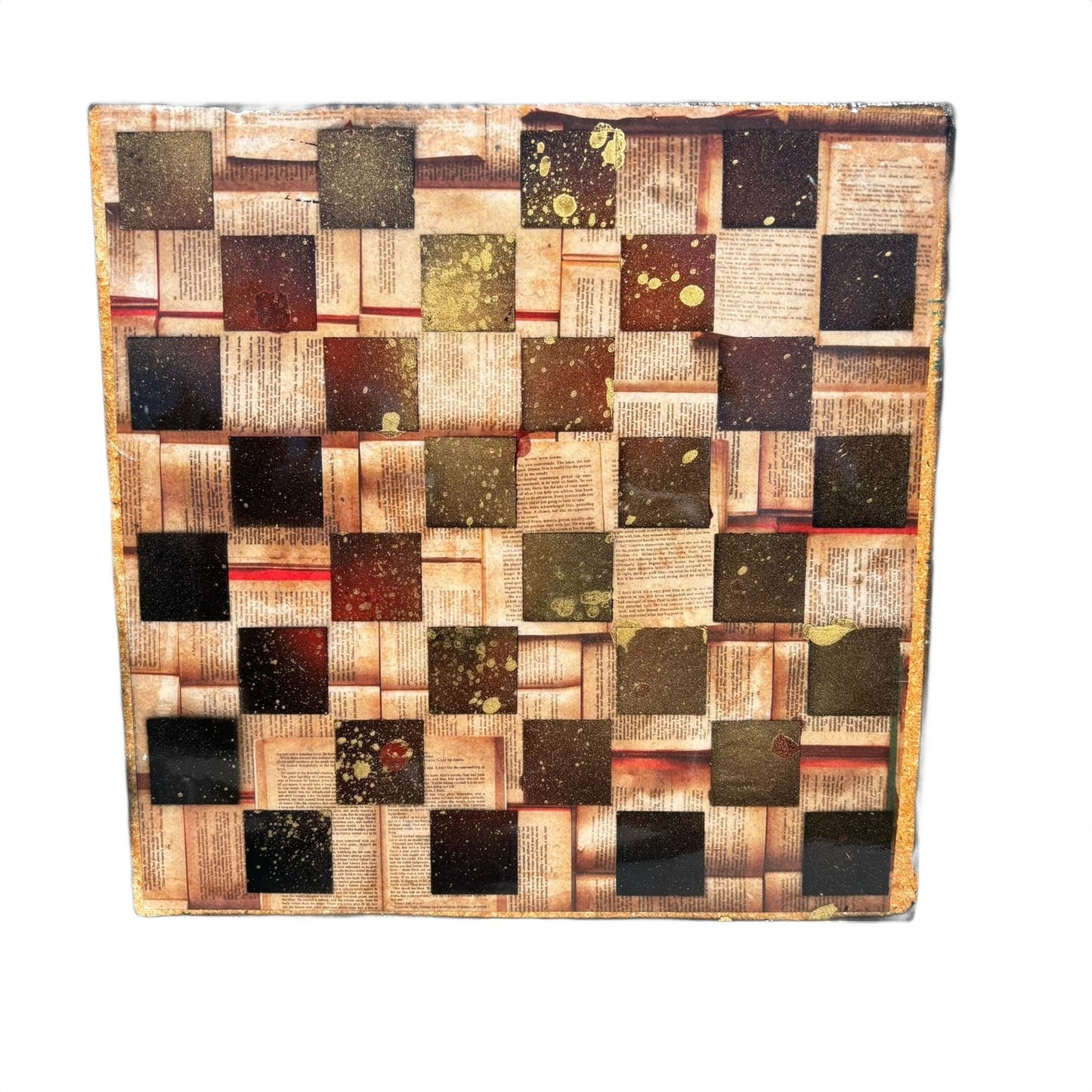 The Classic Papers - Resin Coated Chess Board