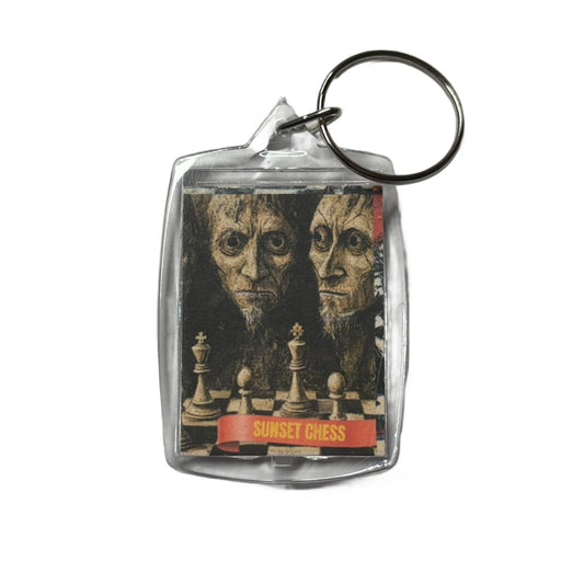 Straight Faced - Chess  Photo Keychain