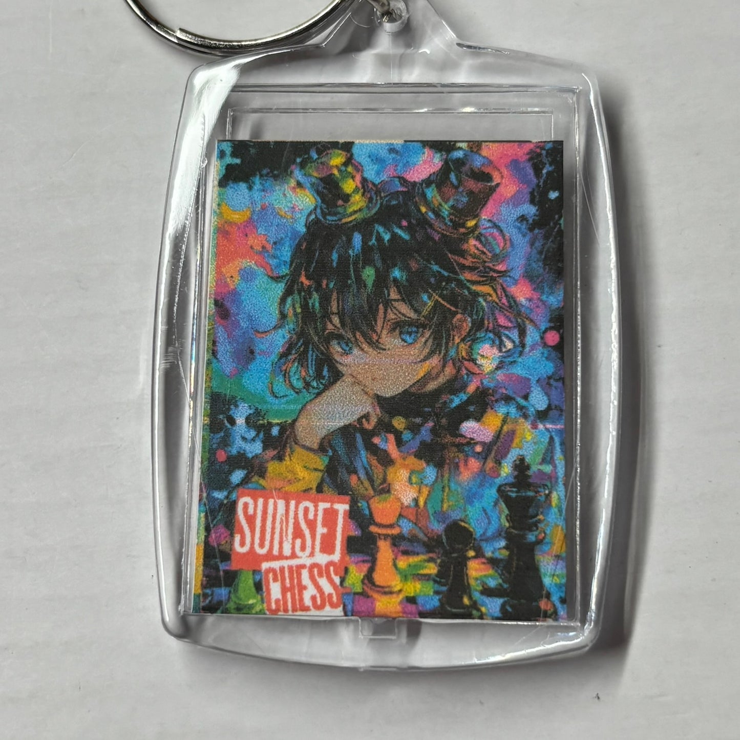 Smudge Anime - Chess  Photo Keychain