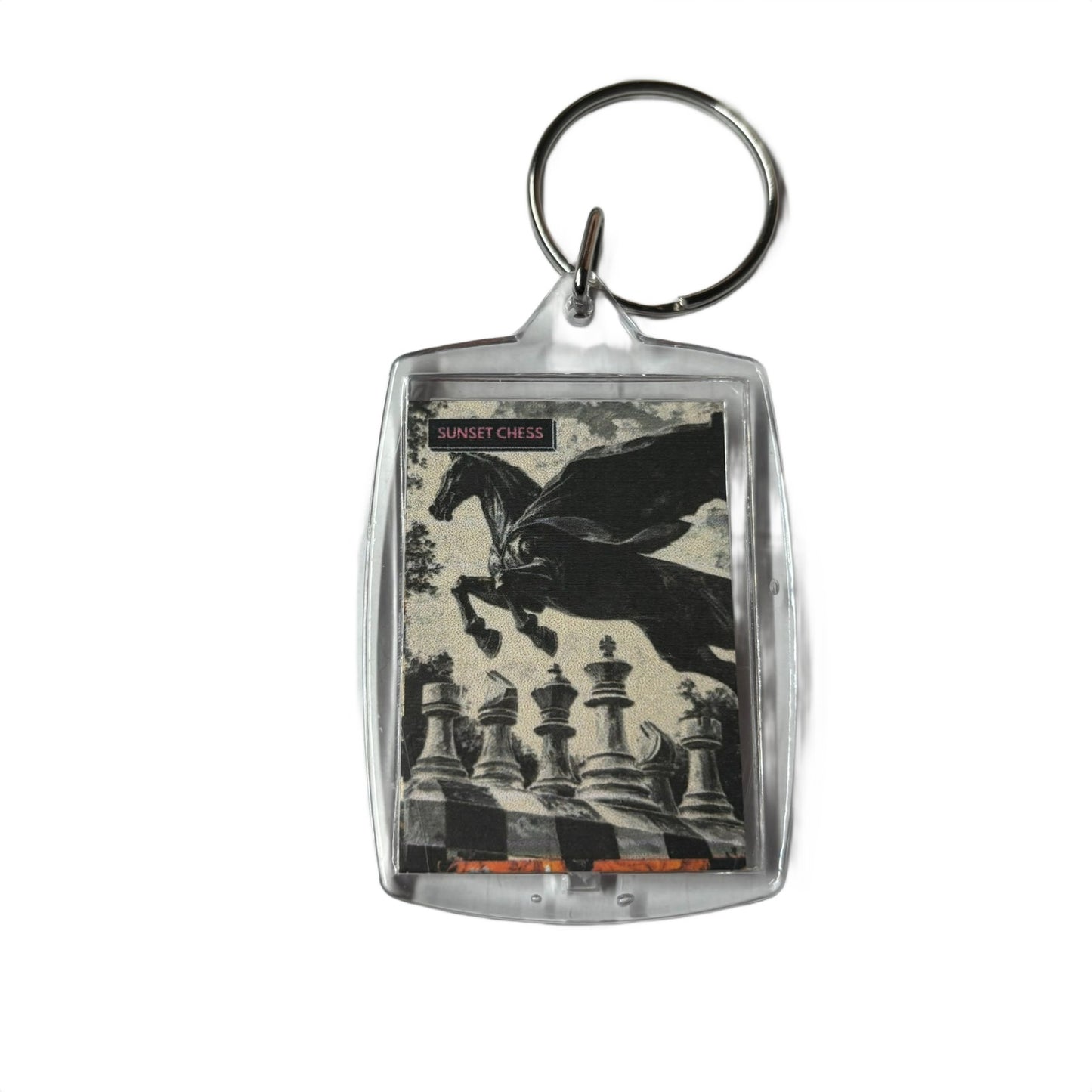 Super Horse - Chess  Photo Keychain