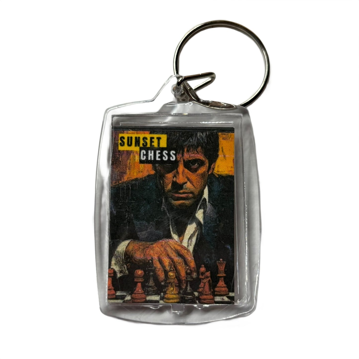 Mafia Boss - Chess  Photo Keychain