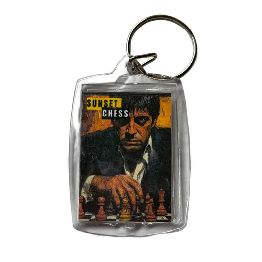 Mafia Boss - Chess  Photo Keychain