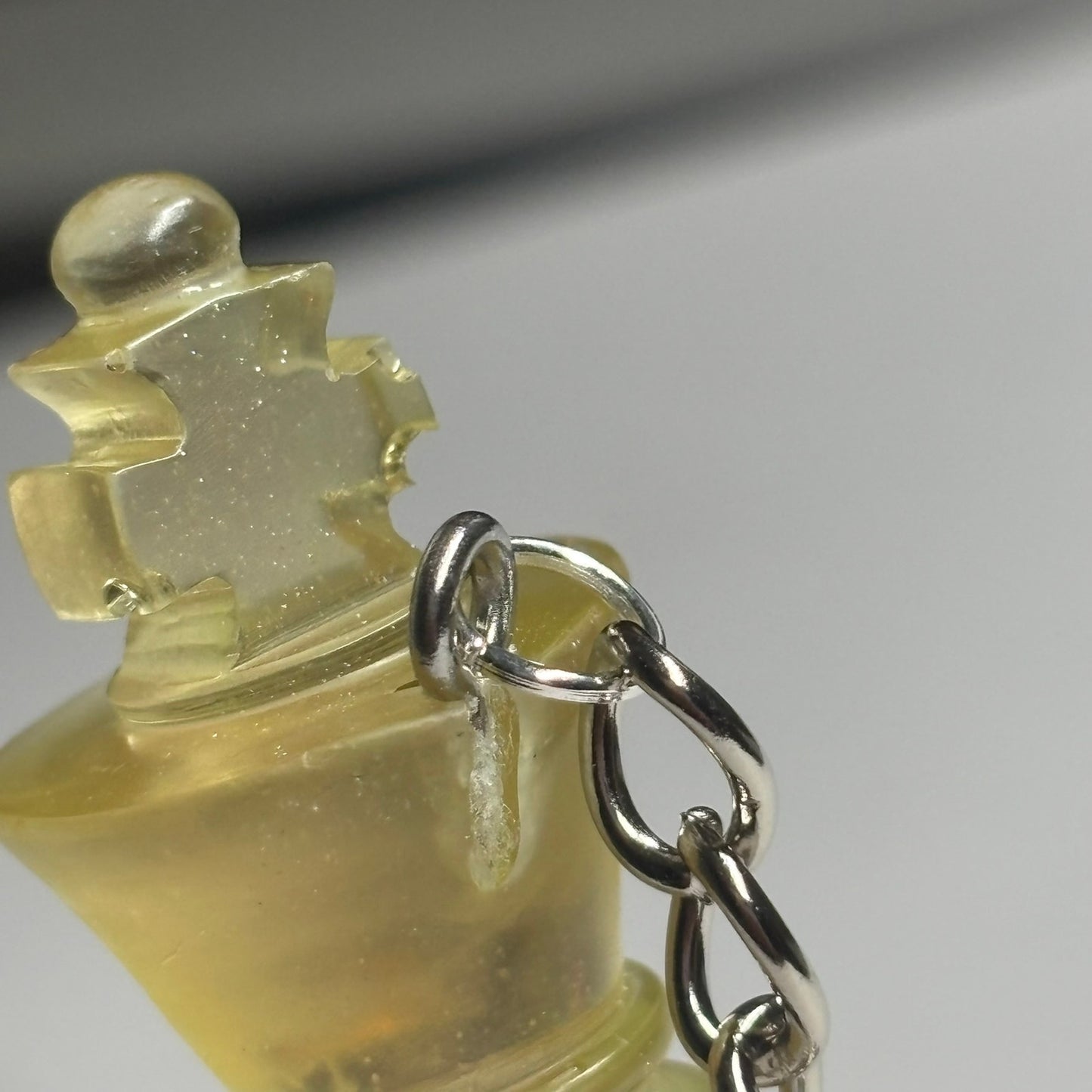 Orange/Yellow King - Handmade Resin Keychain