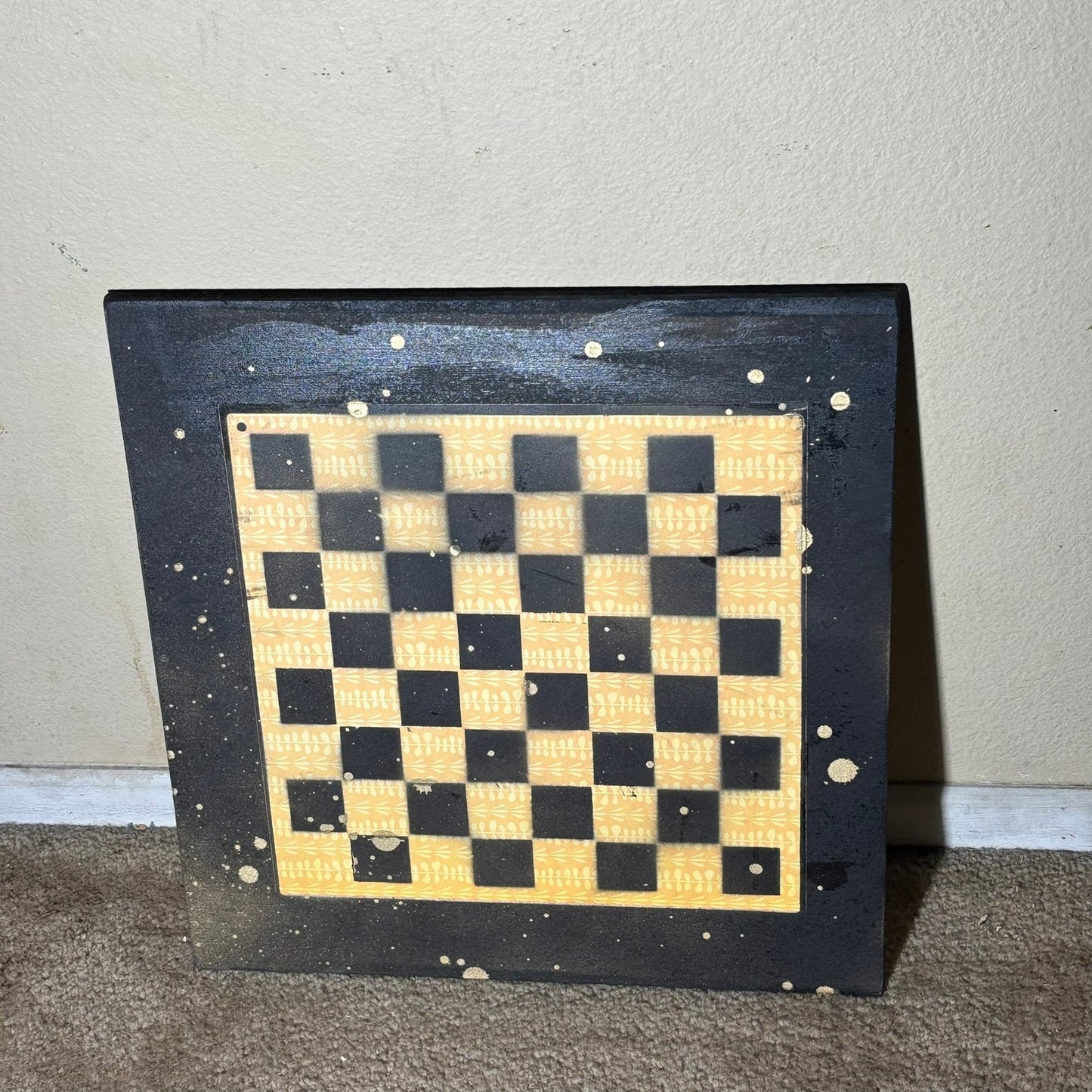 Golden Spots - Large Scrapbook Chess Board