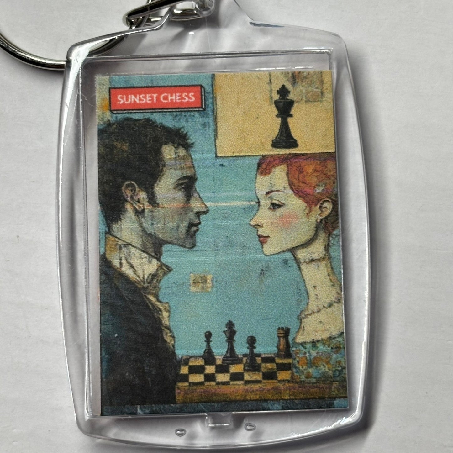 Queens Mind - Chess  Photo Keychain