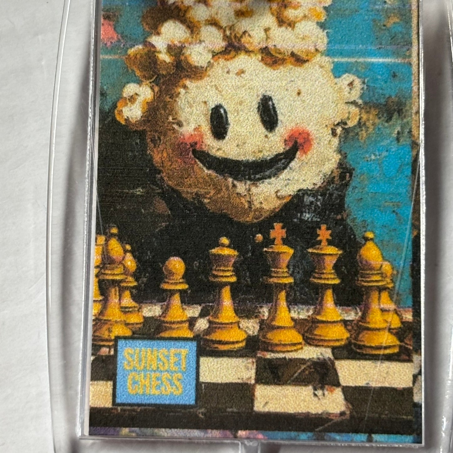 Pop Corn Pal - Chess  Photo Keychain