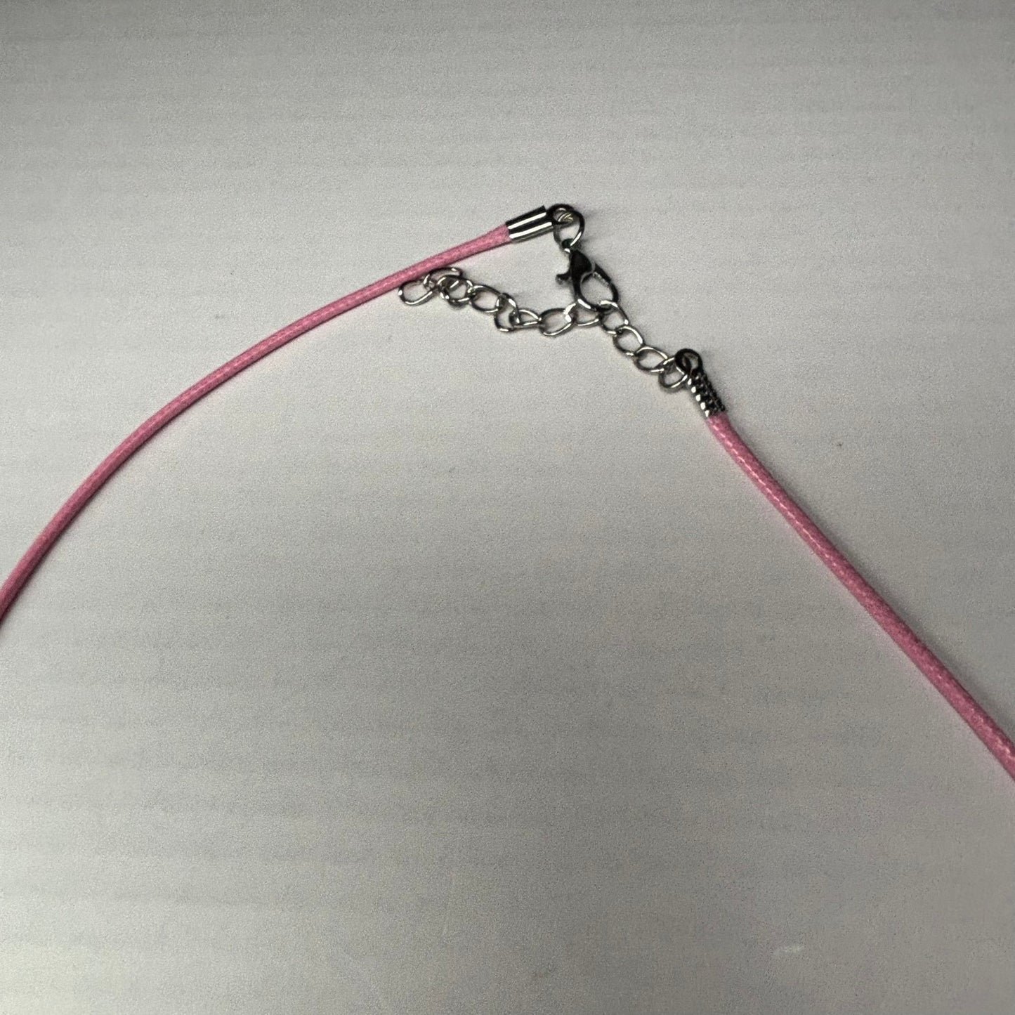 Pink & Green Bishop - Handmade Resin Chess Necklace