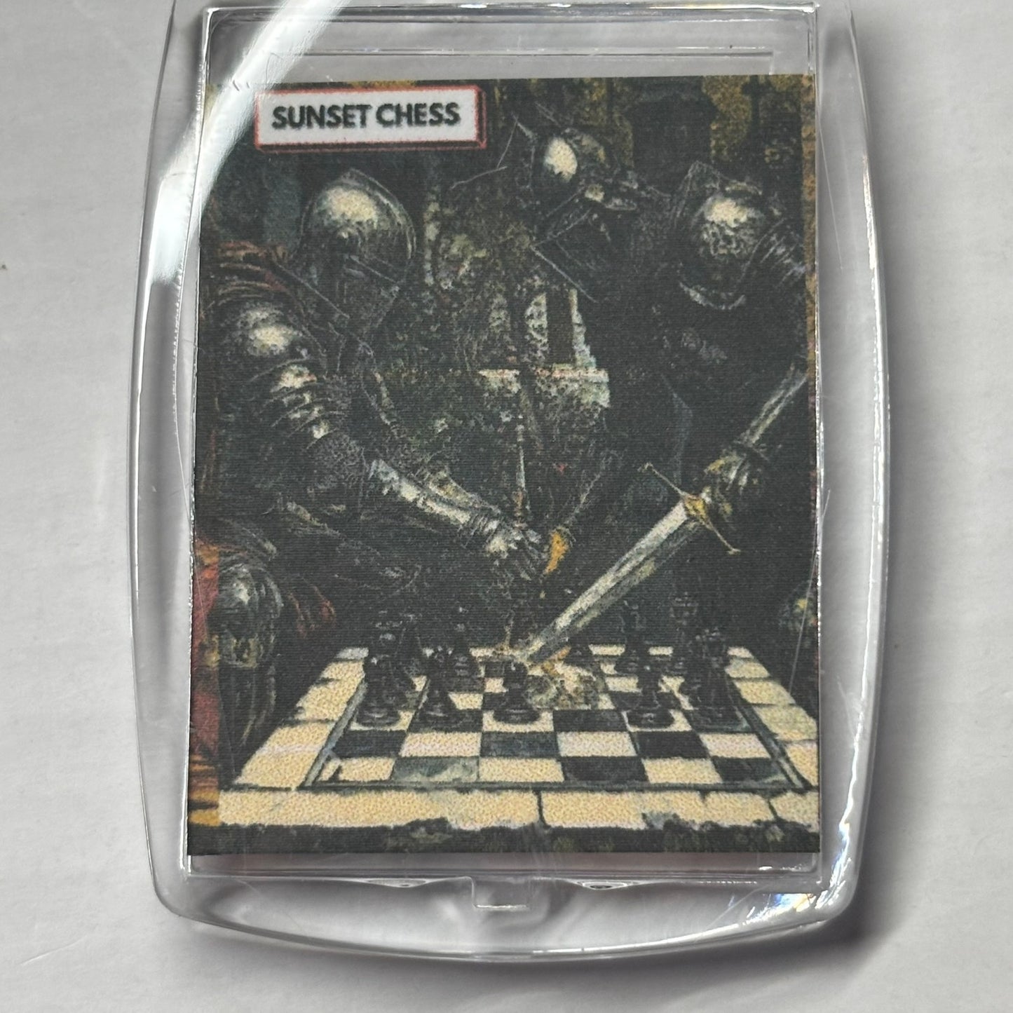 Dark Room - Chess  Photo Keychain
