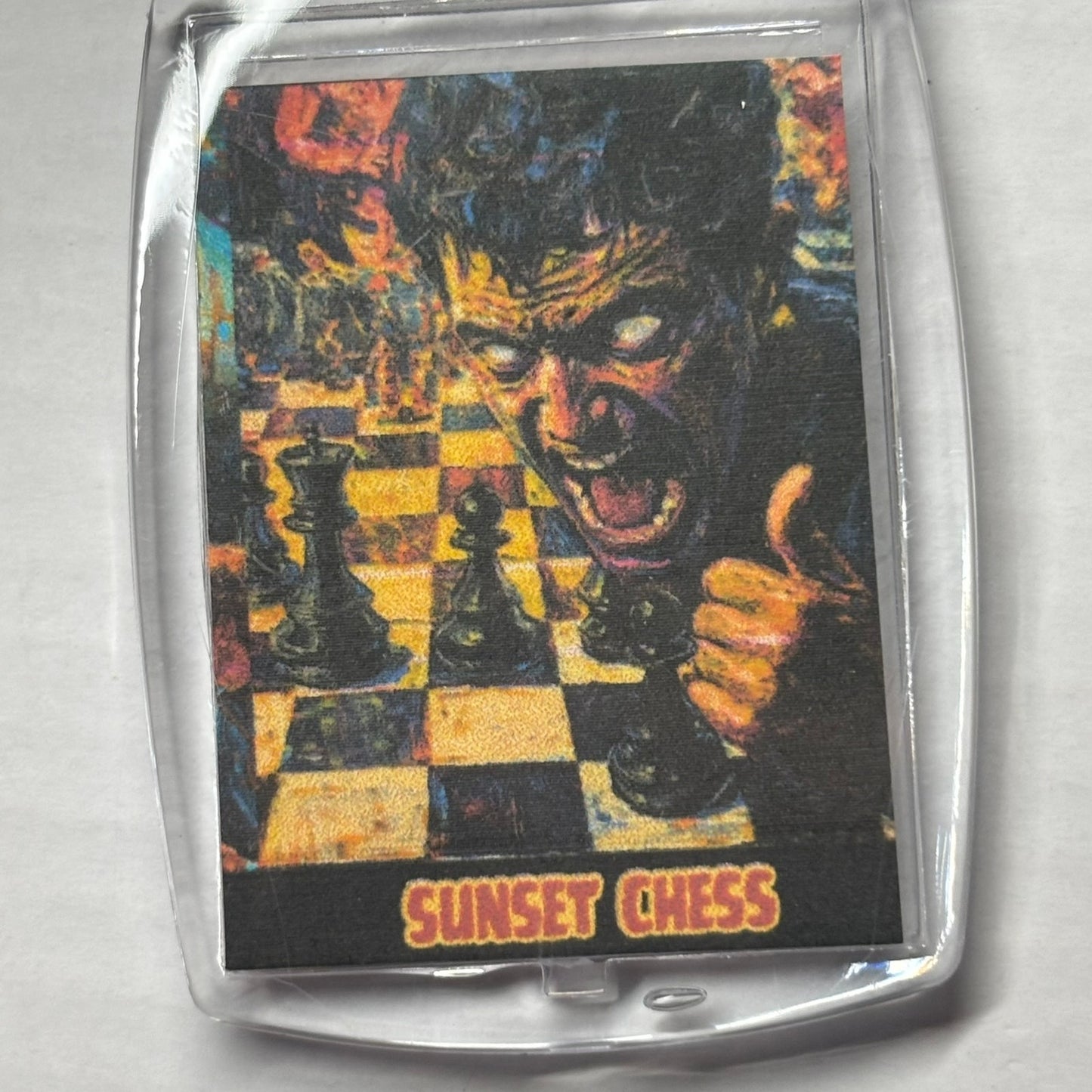 Excitement! - Chess  Photo Keychain