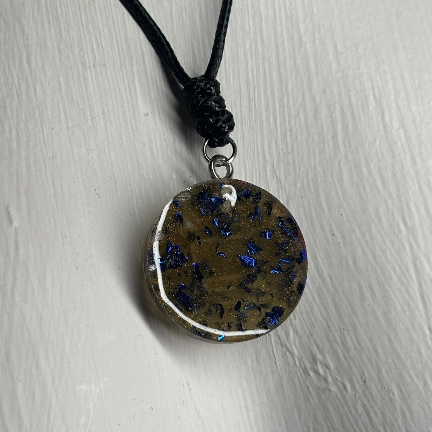 Vintage Luxury Rook - Handmade Resin Chess Necklace