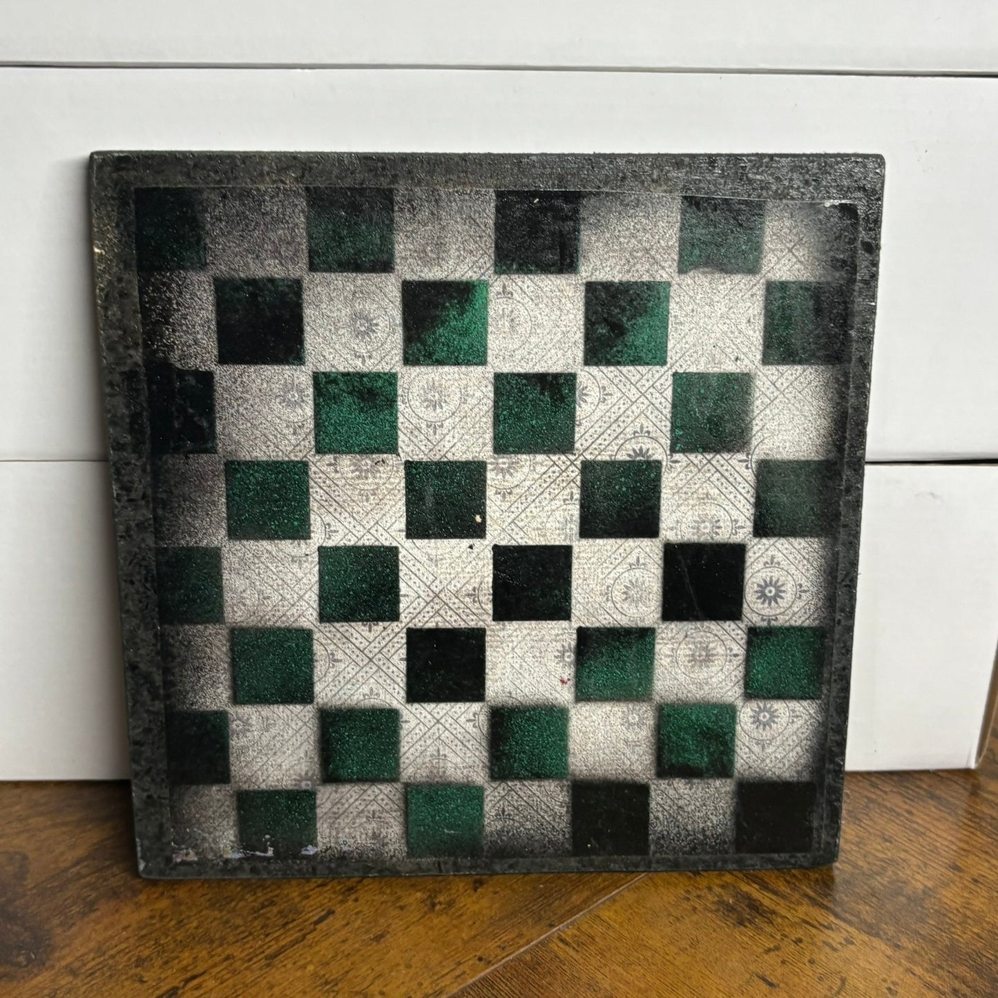 Yellow Chrome - Painted Double Sided Chess Board