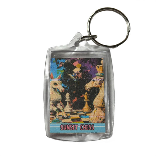 Crazy Game - Chess  Photo Keychain