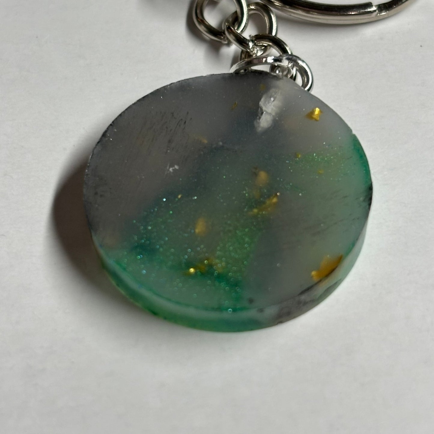 Vintage Green Pawn - Handmade Resin Keychain