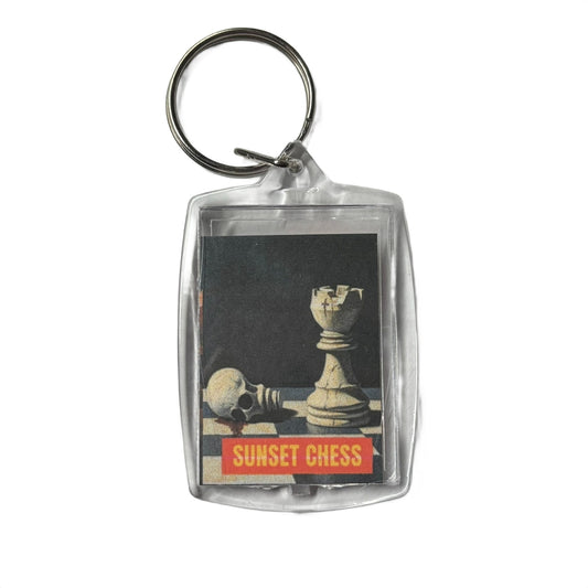 Knocked Off - Chess  Photo Keychain
