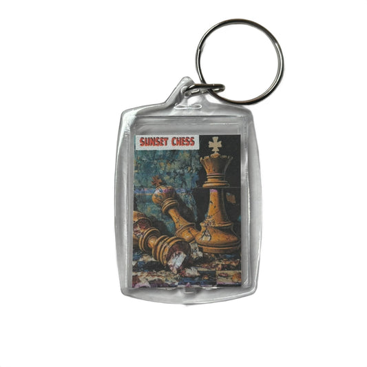Battle Tested - Chess  Photo Keychain