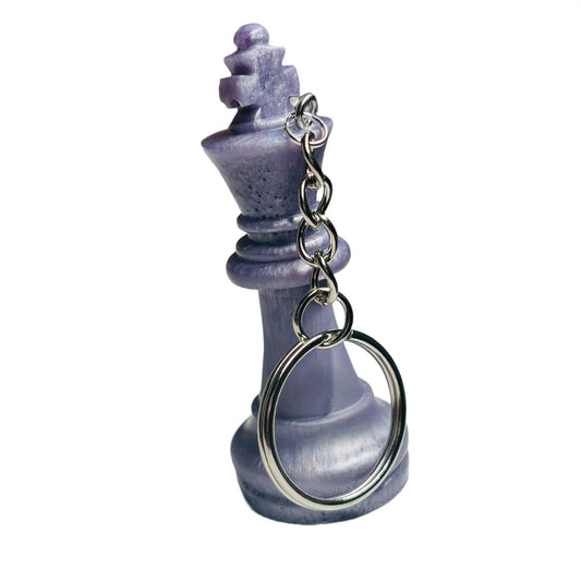 Midnight Purple King - Handmade Resin Keychain