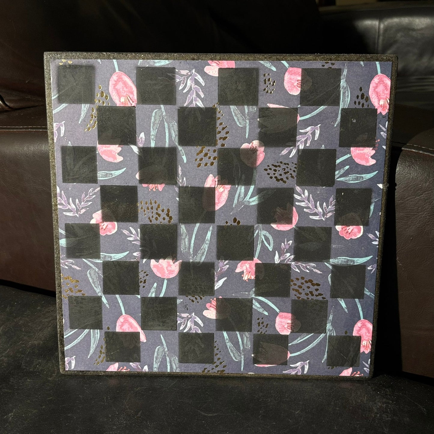 Dark Plants - Scrapbook Chess Board
