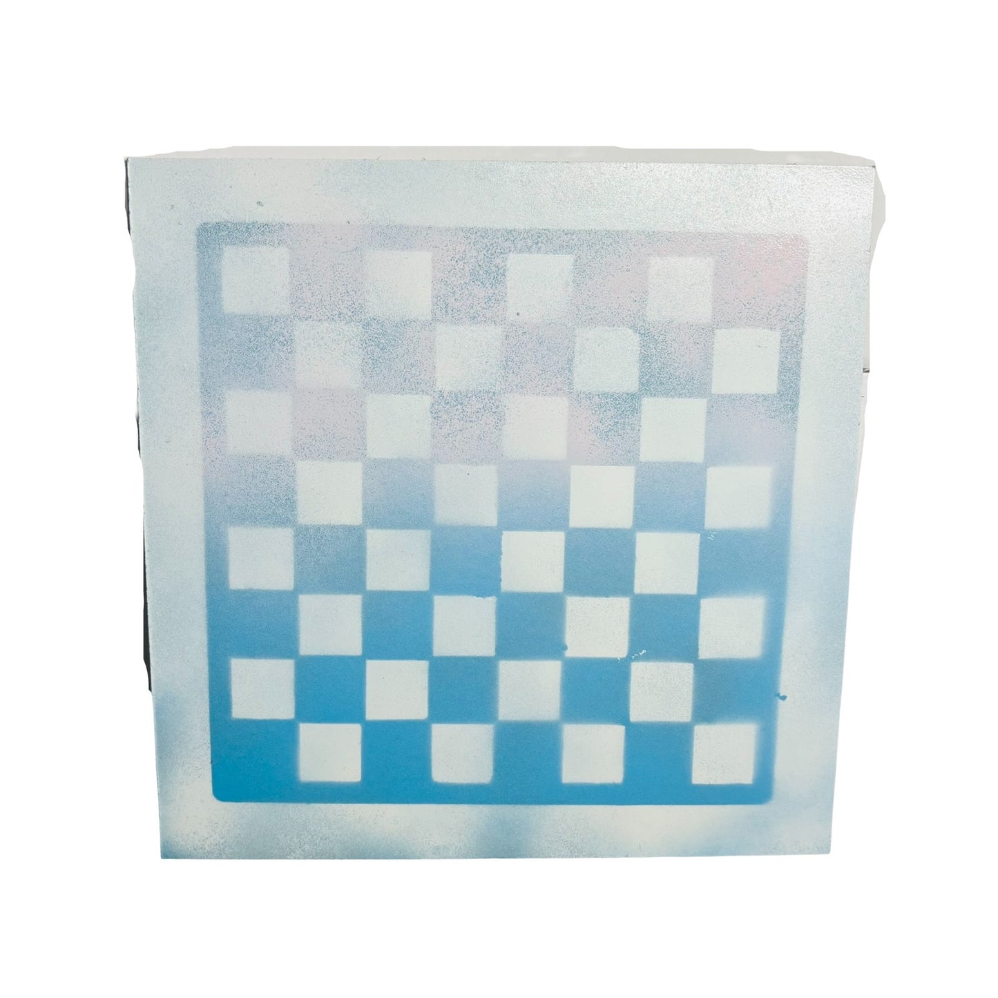 Fading Sky Blue - Painted Chess Board