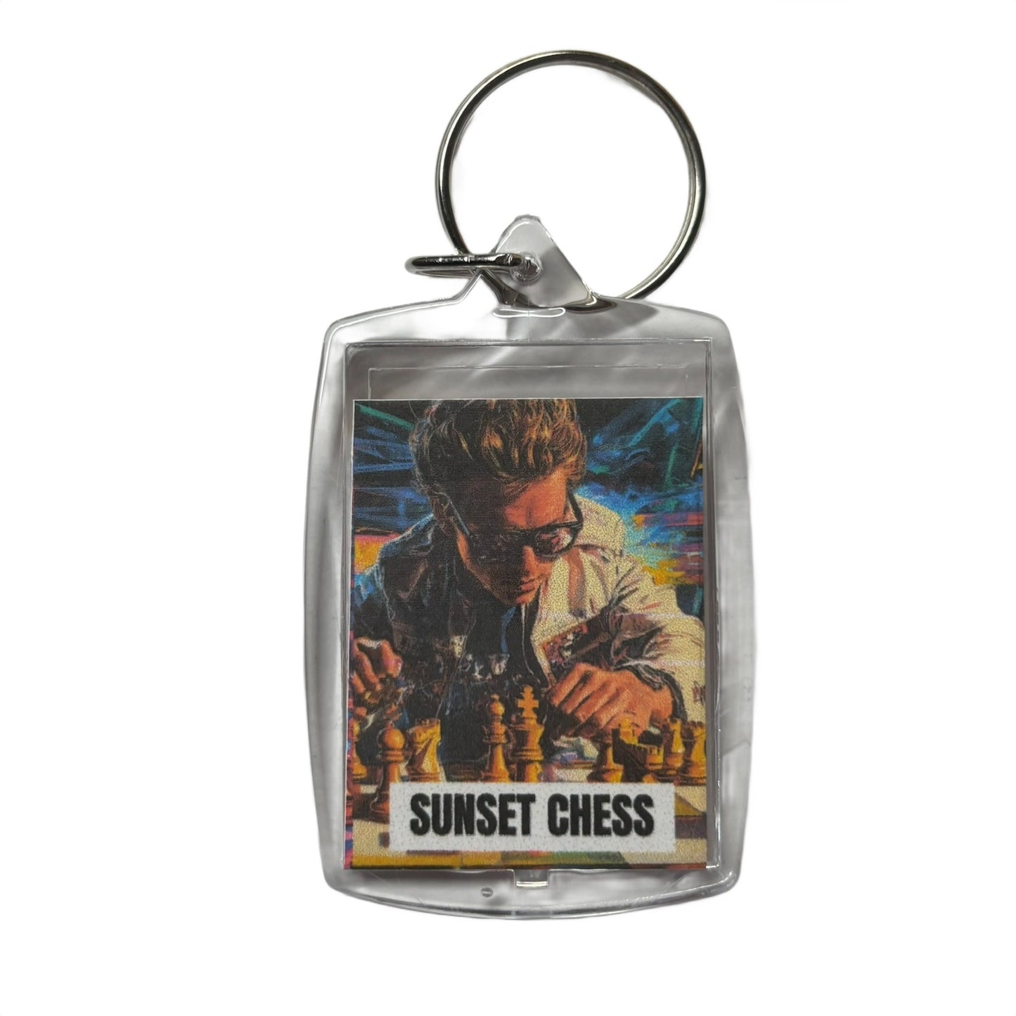 Electric Buzz - Chess  Photo Keychain