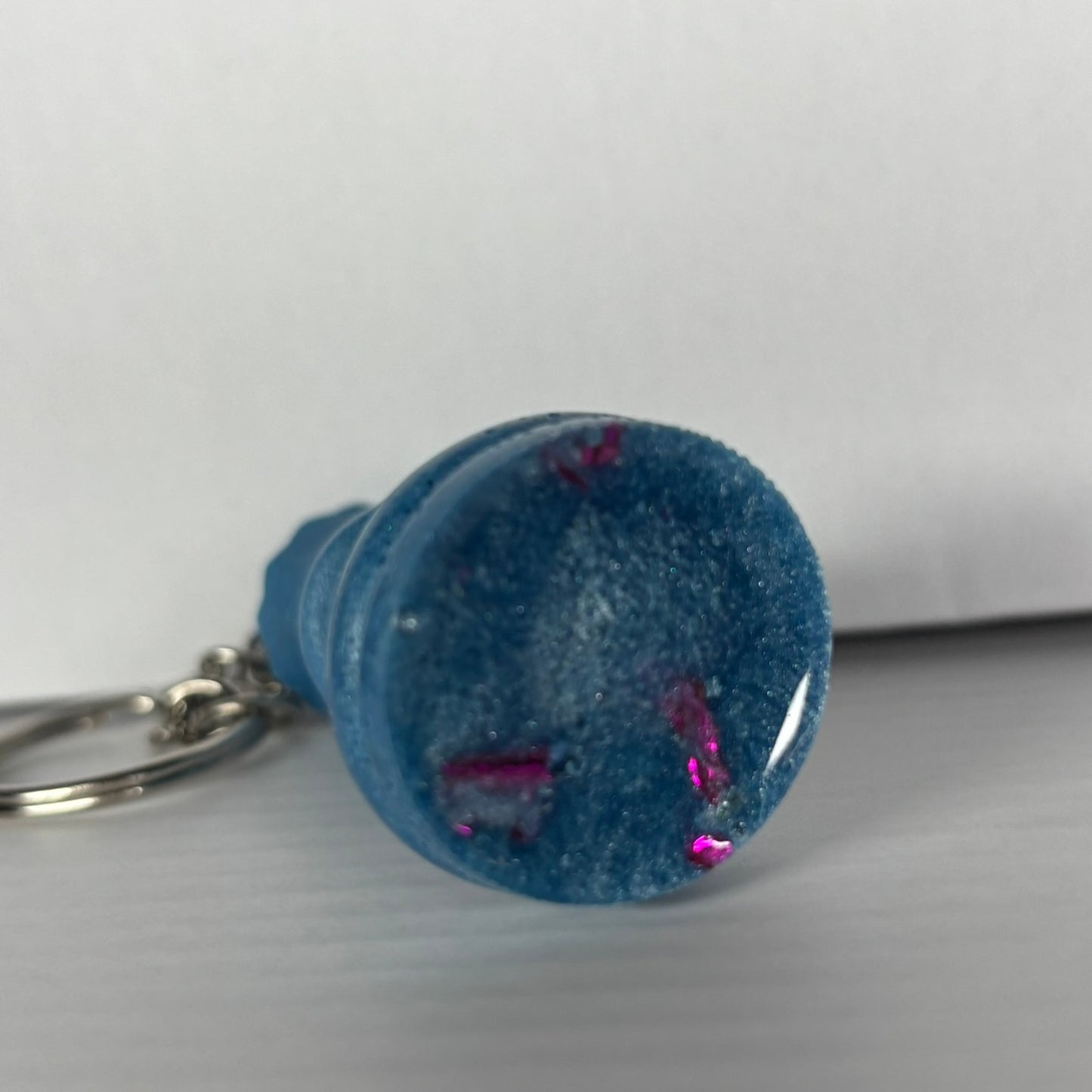 Queen Sky Handmade Resin Keychain - One of a Kind Design