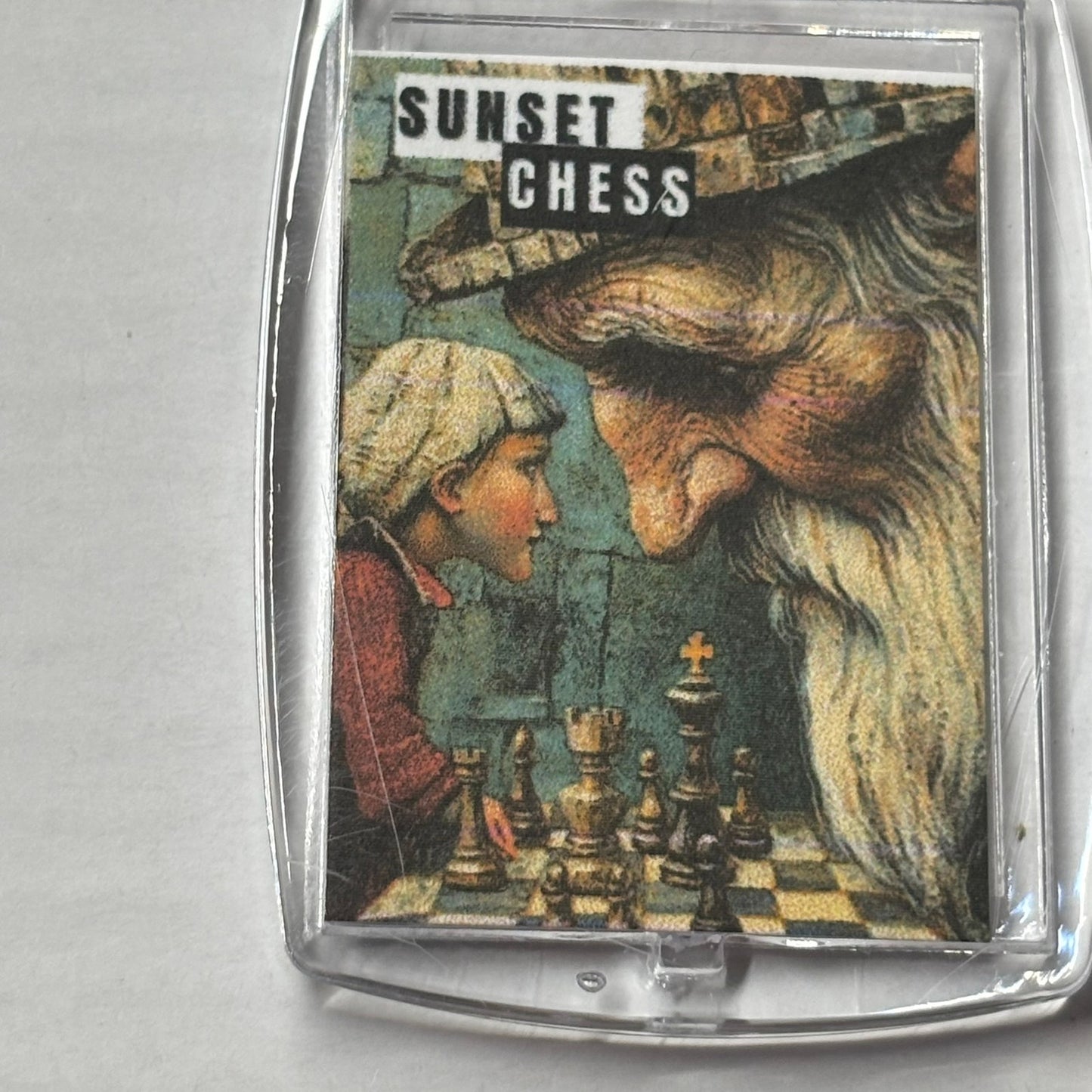 Giant Friend - Chess  Photo Keychain