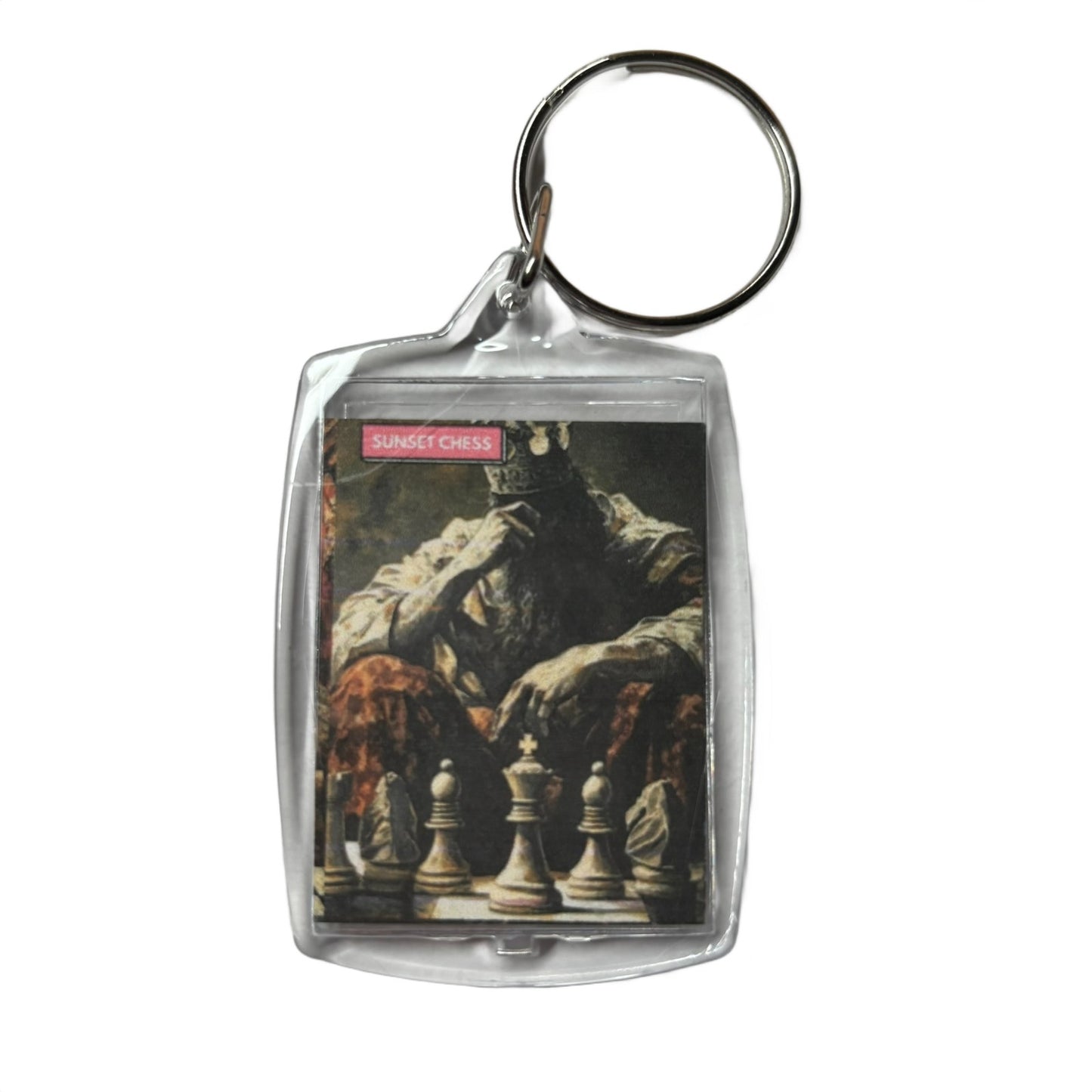 Prideful King - Chess  Photo Keychain