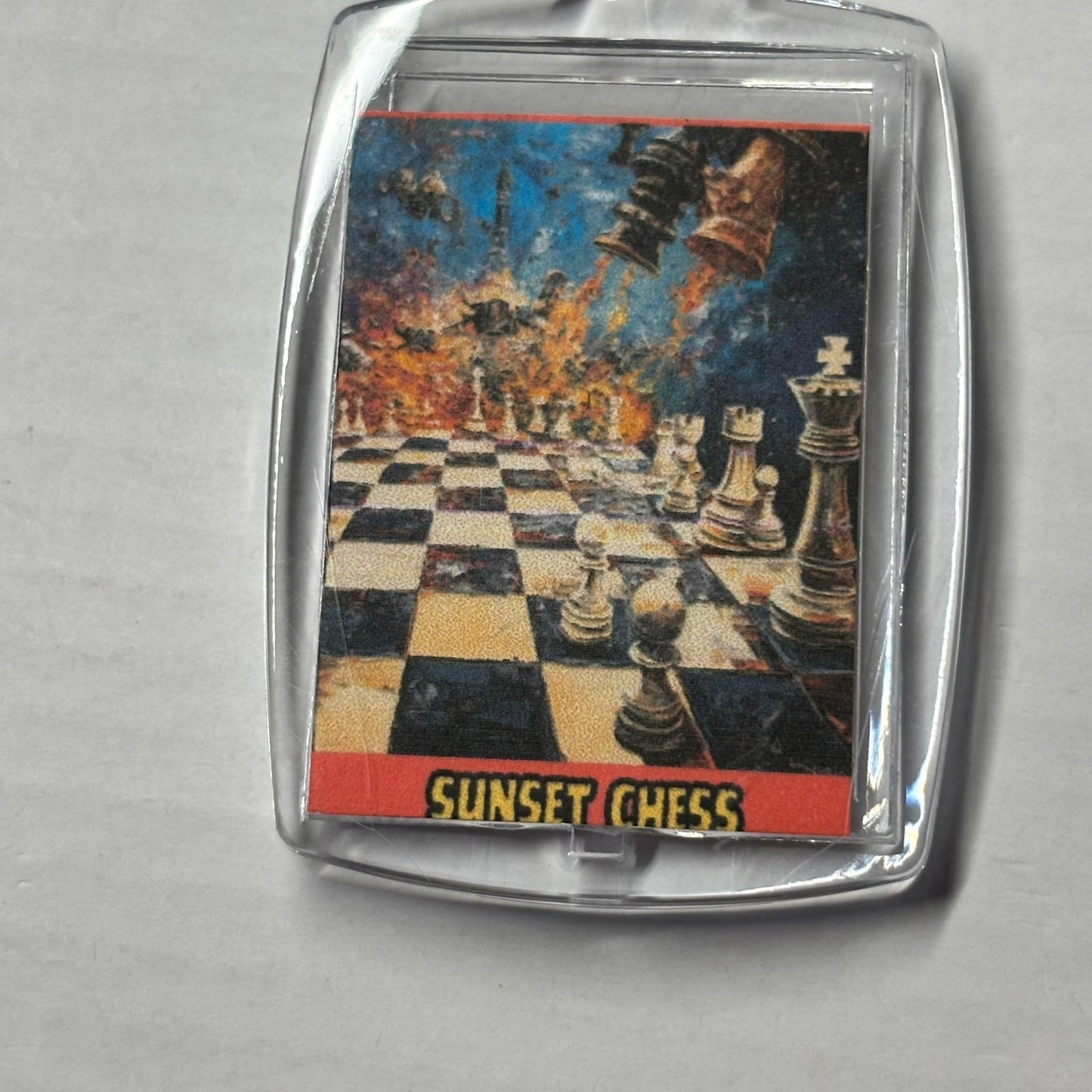 Simplistic - Chess  Photo Keychain