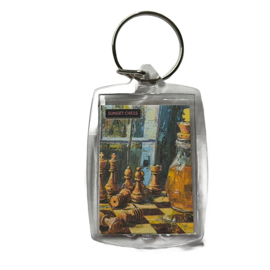 Honey - Chess  Photo Keychain