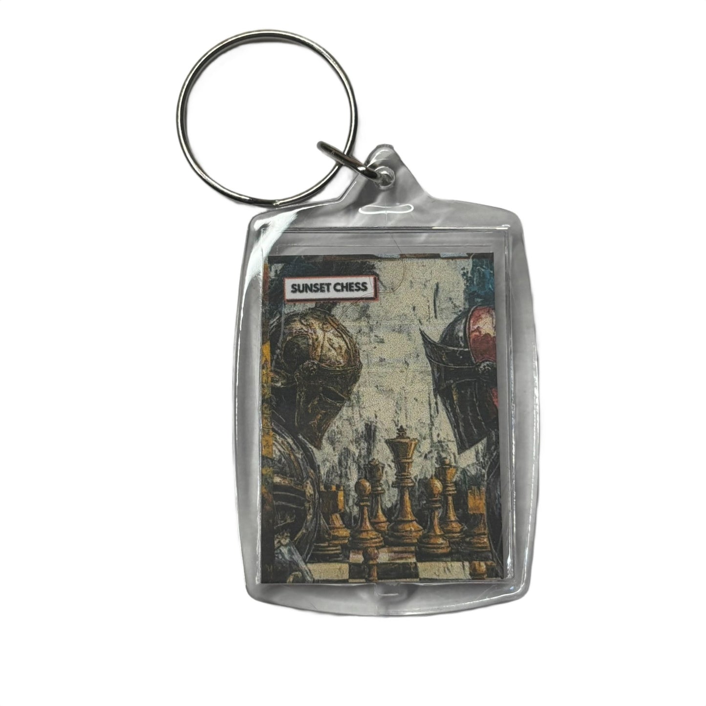 Warriors Unite - Chess  Photo Keychain