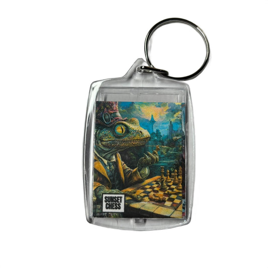 Lizard Man - Chess  Photo Keychain