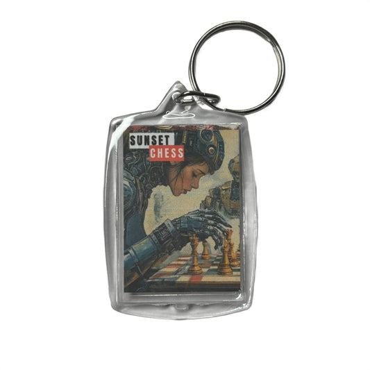 Robo Chess - Chess  Photo Keychain