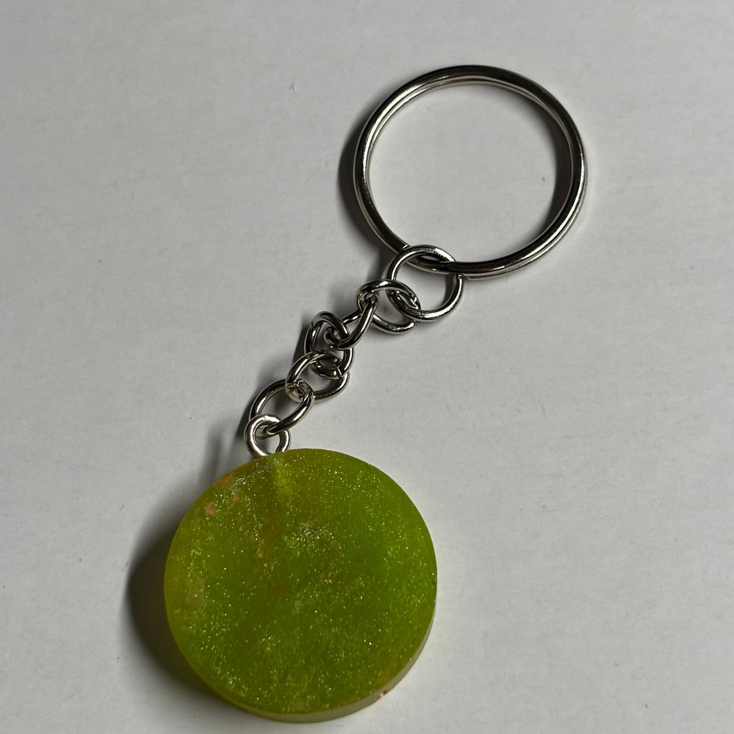 Green Orange Pawn - Handmade Resin Keychain