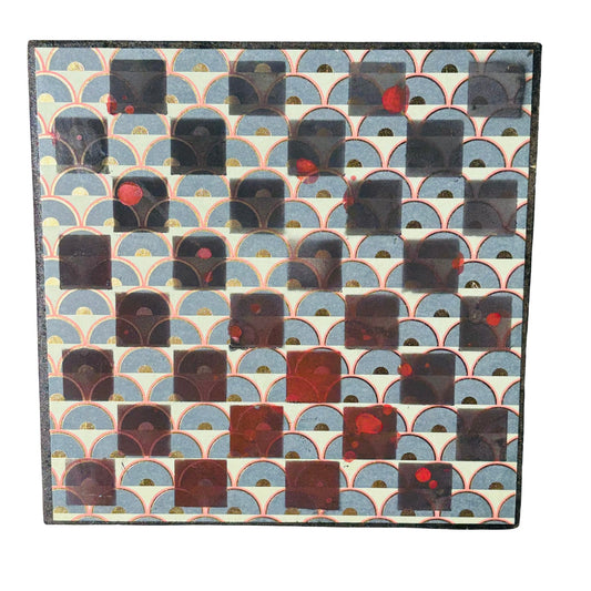 Dark Hue Green - Scrapbook Chess Board