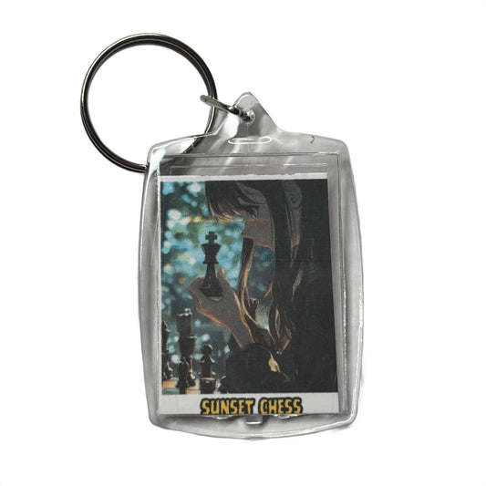 Up Close - Chess  Photo Keychain