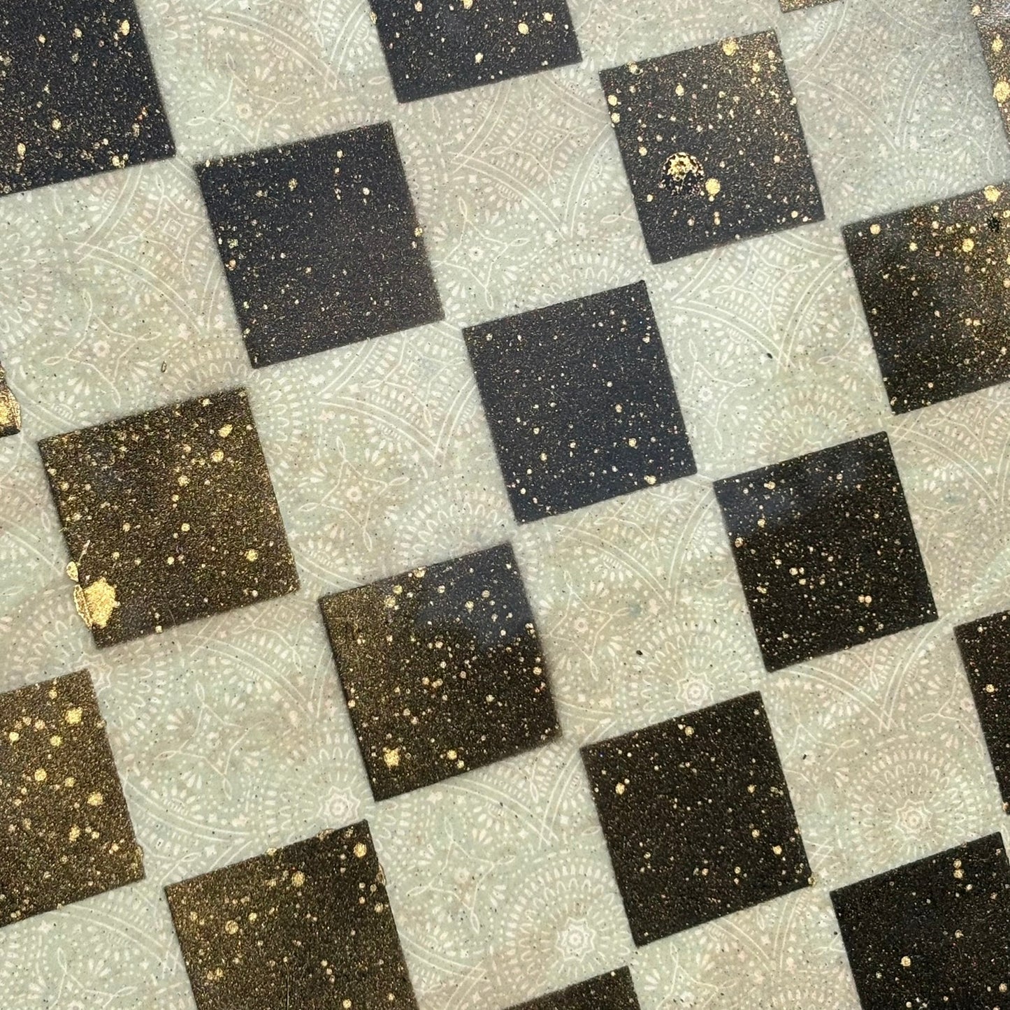 Royal Gold - Resin Coated Chess Board