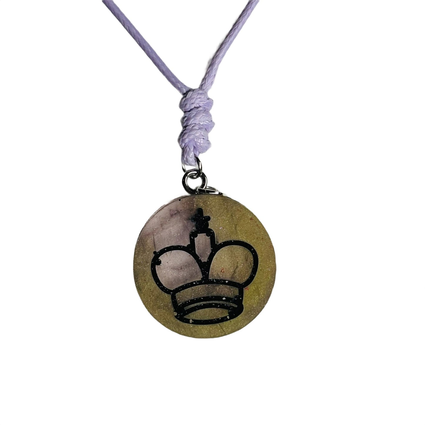 Old Vintage King - Handmade Resin Chess Necklace