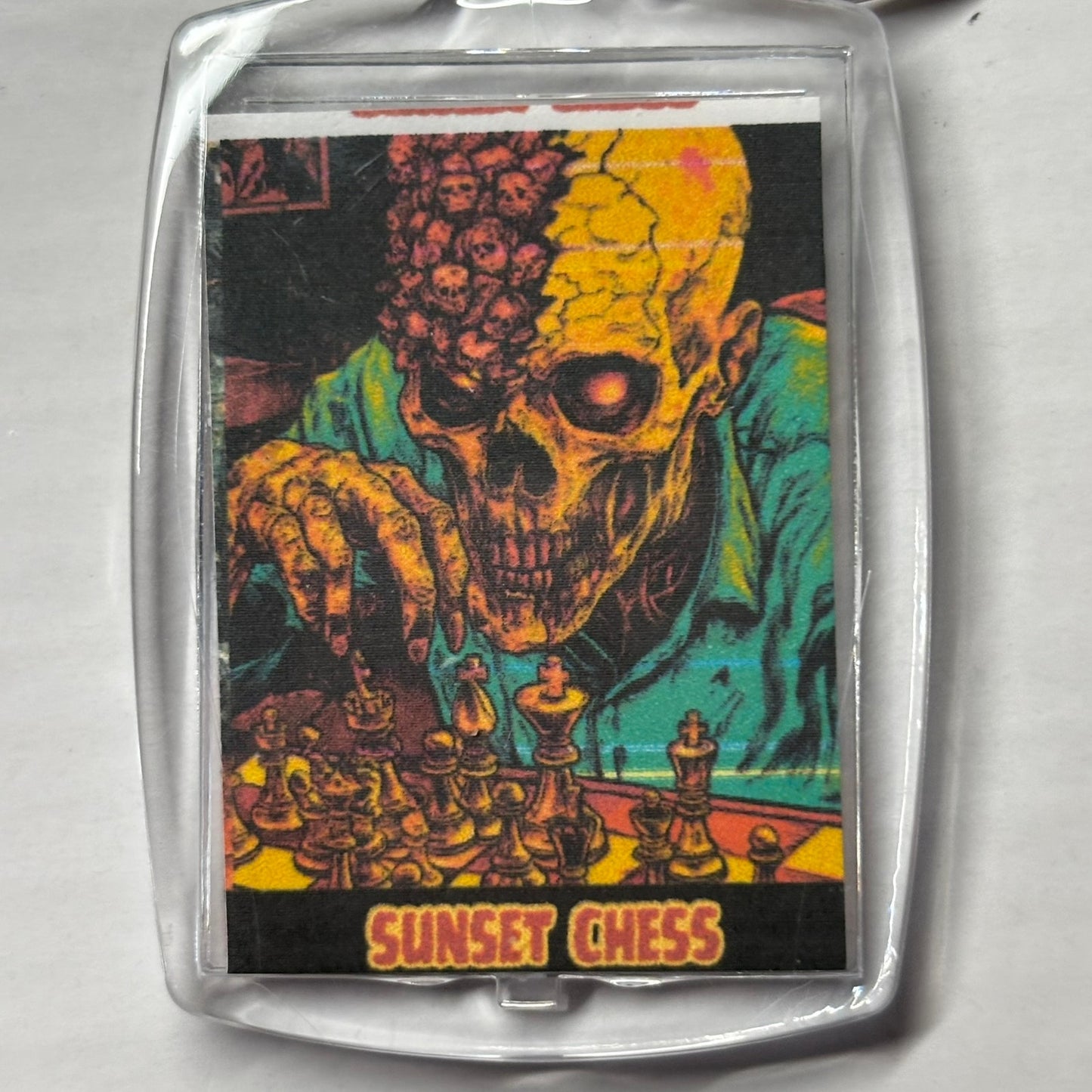 Brain Rot - Chess  Photo Keychain