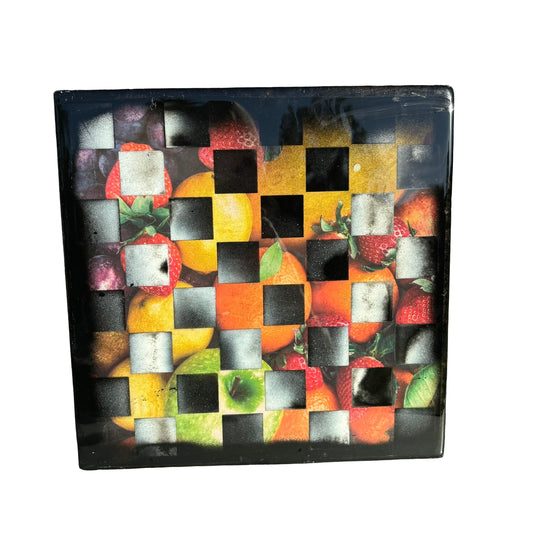 Fruit Basket - Resin Coated Chess Board