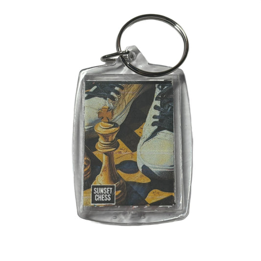 Path Blocker - Chess  Photo Keychain